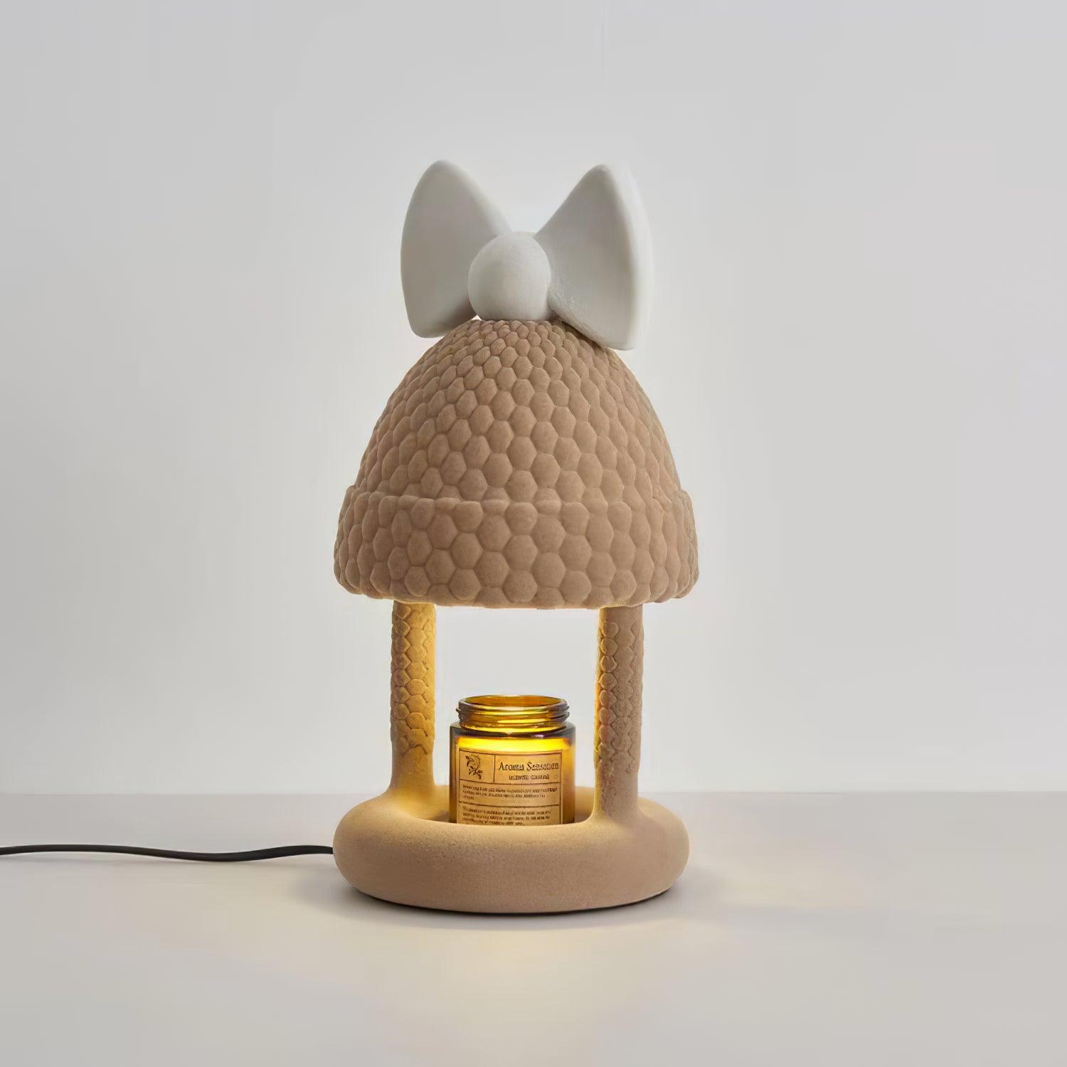 bow-tie-hat-table-lamp-anzaz-Red & White-6