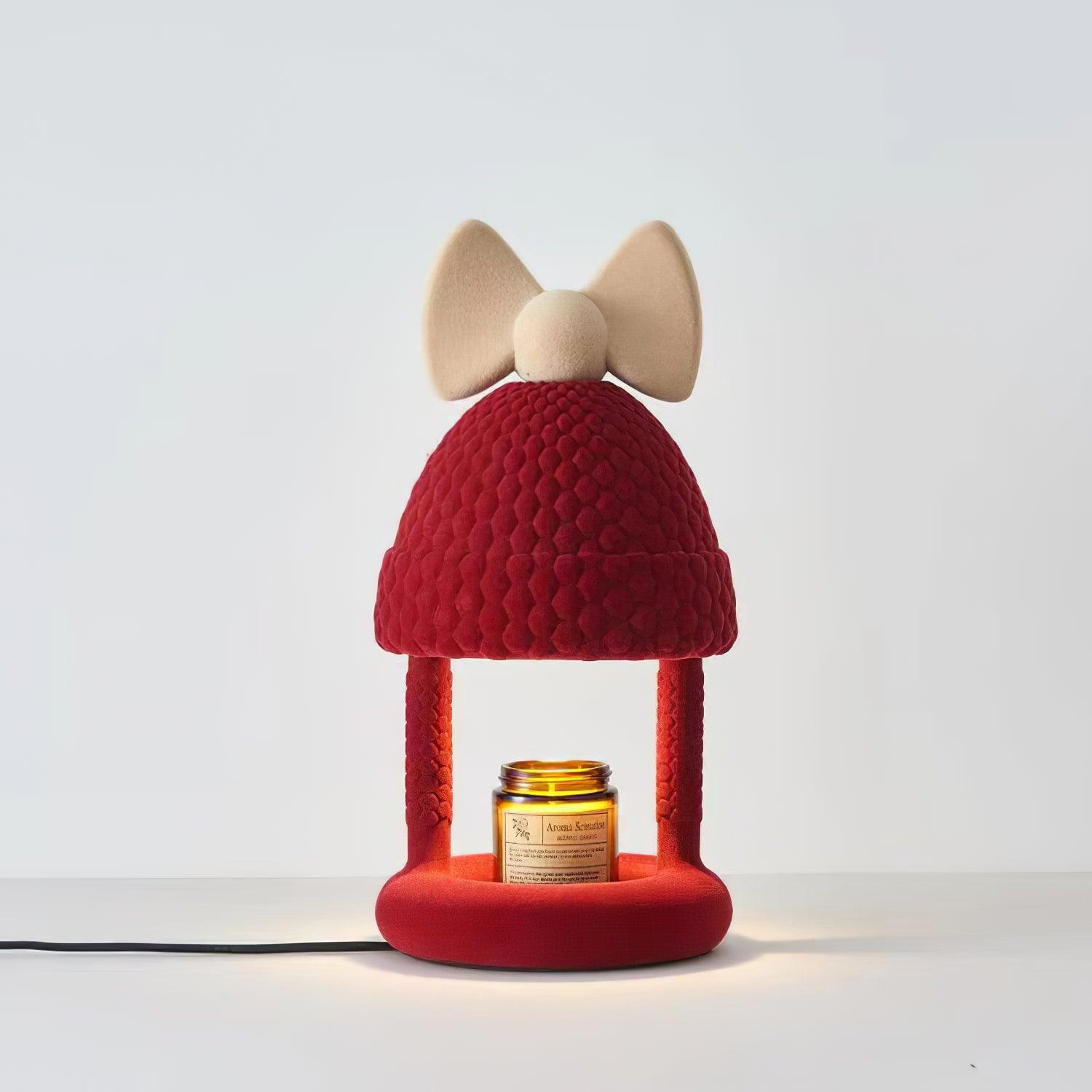 bow-tie-hat-table-lamp-anzaz-Red & White-7