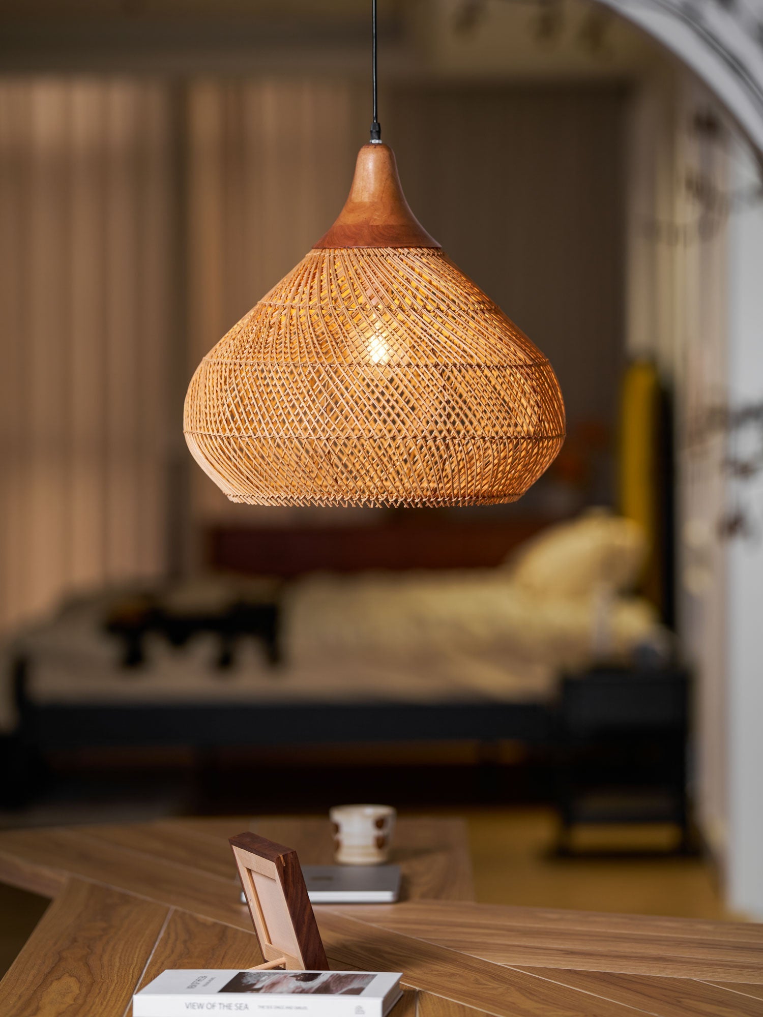 braided-rattan-pendant-lamp-anzaz-Dark wood & Black rattan-14