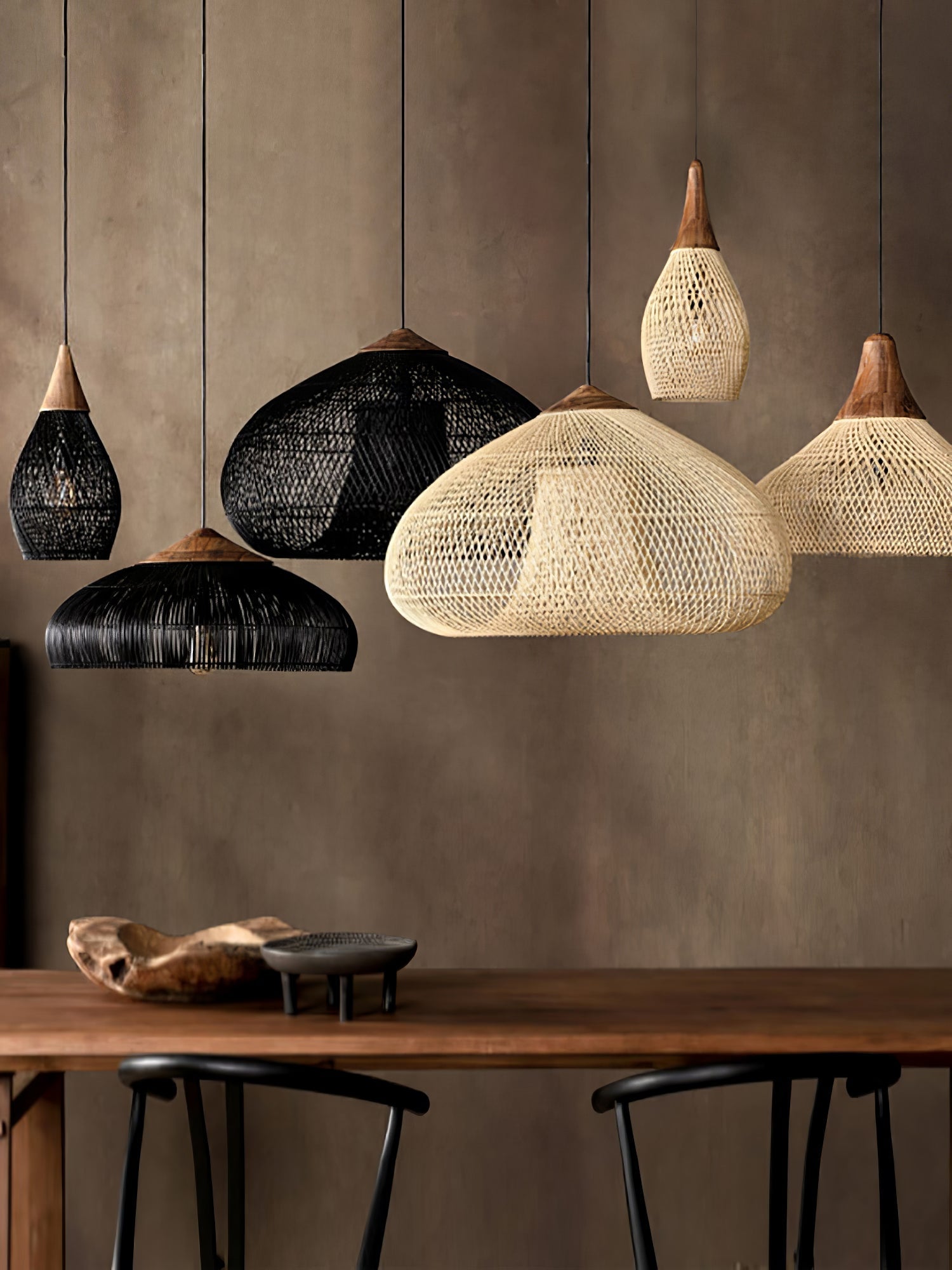 braided-rattan-pendant-lamp-anzaz-Dark wood & Natural rattan-36