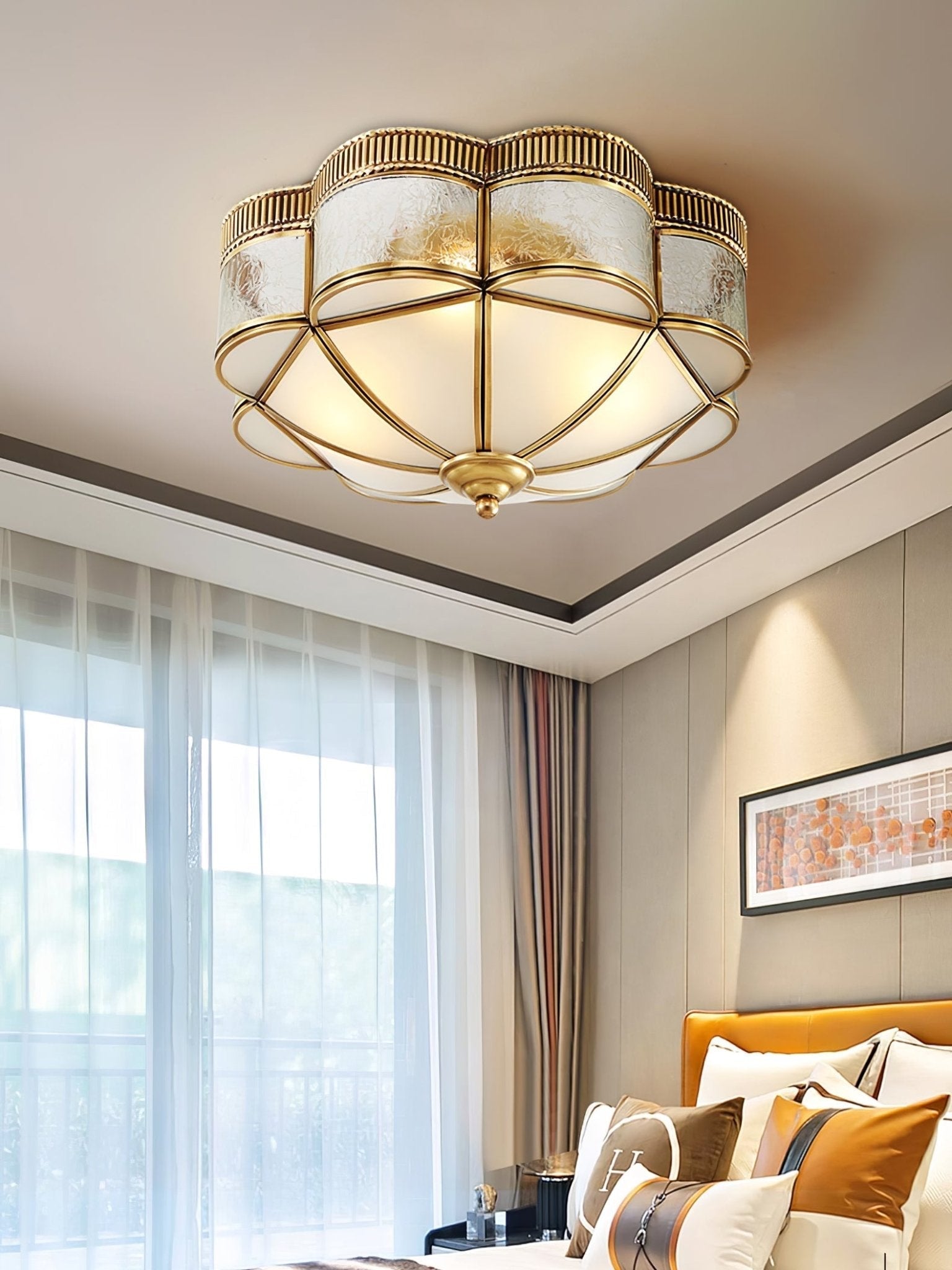 brass-domed-flush-ceiling-lamp-anzaz--4