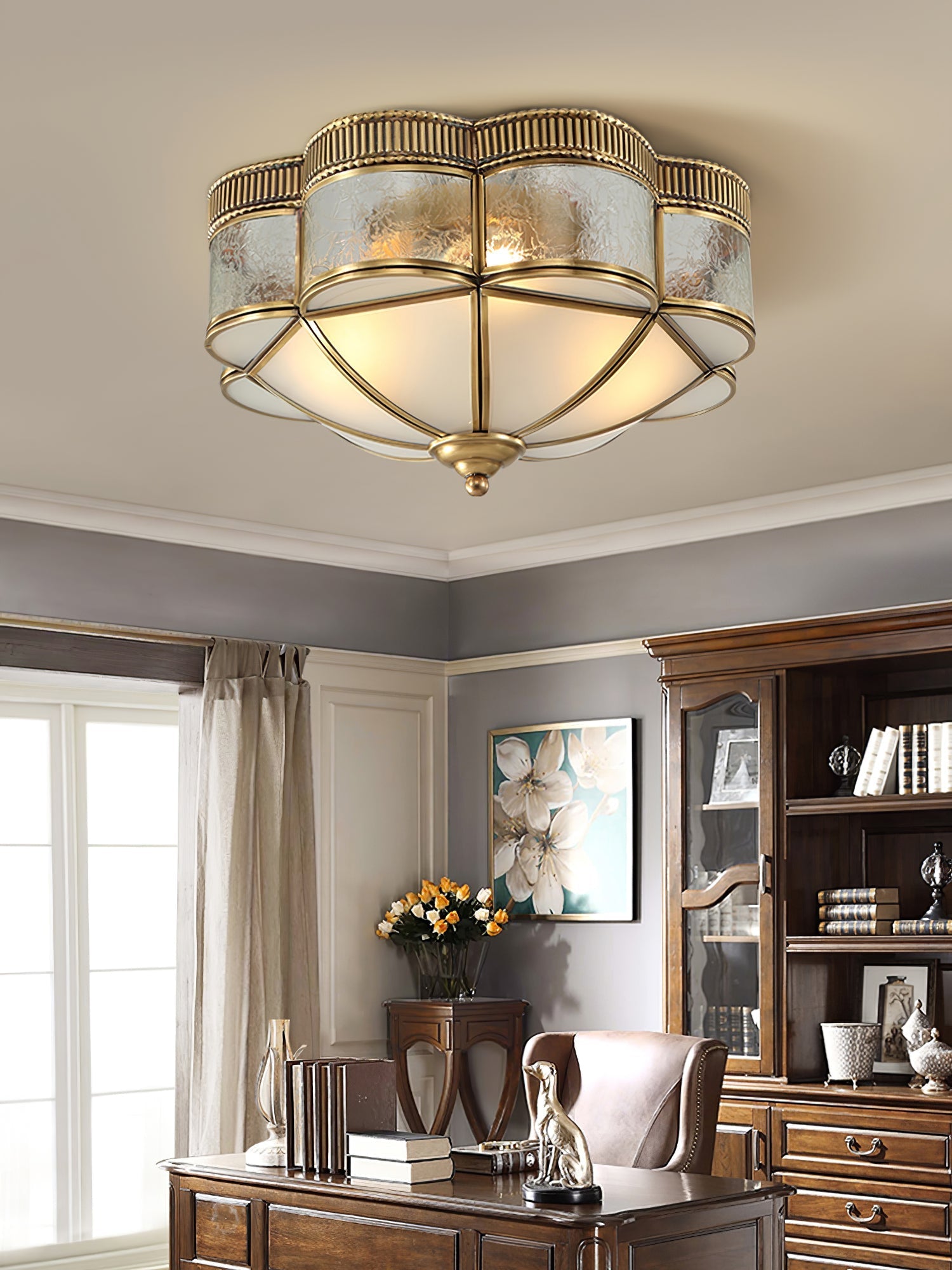 brass-domed-flush-ceiling-lamp-anzaz--12
