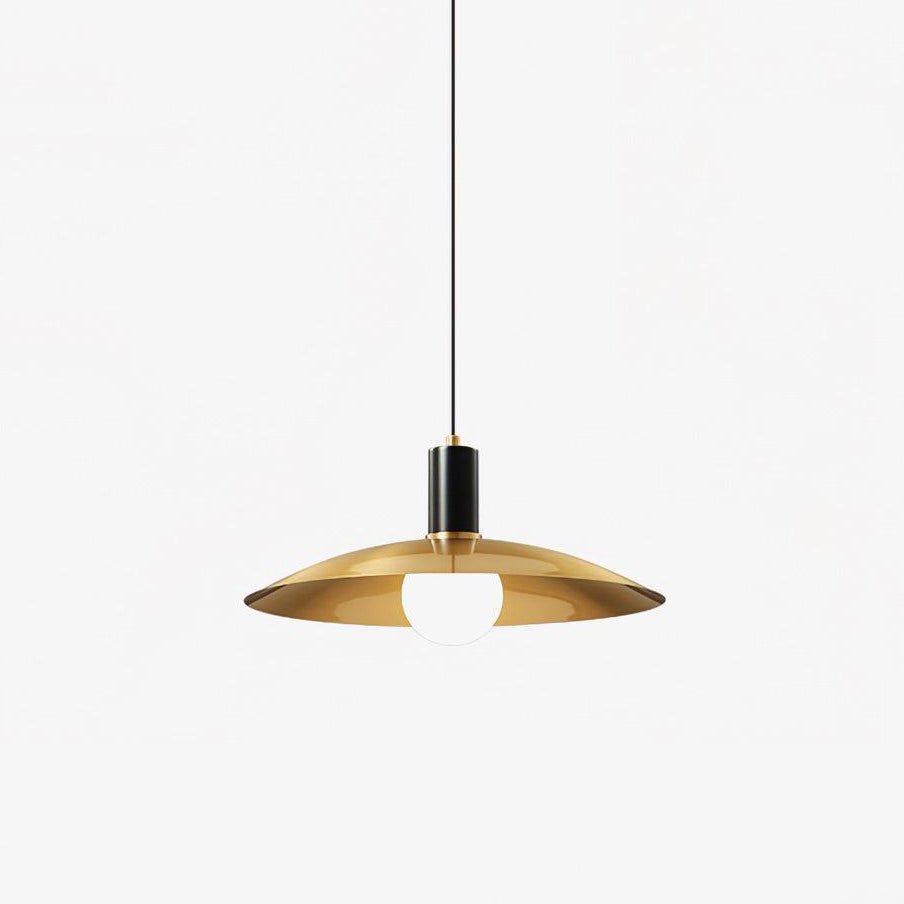 brass-flared-pendant-lamp-anzaz-Brass & Black-1