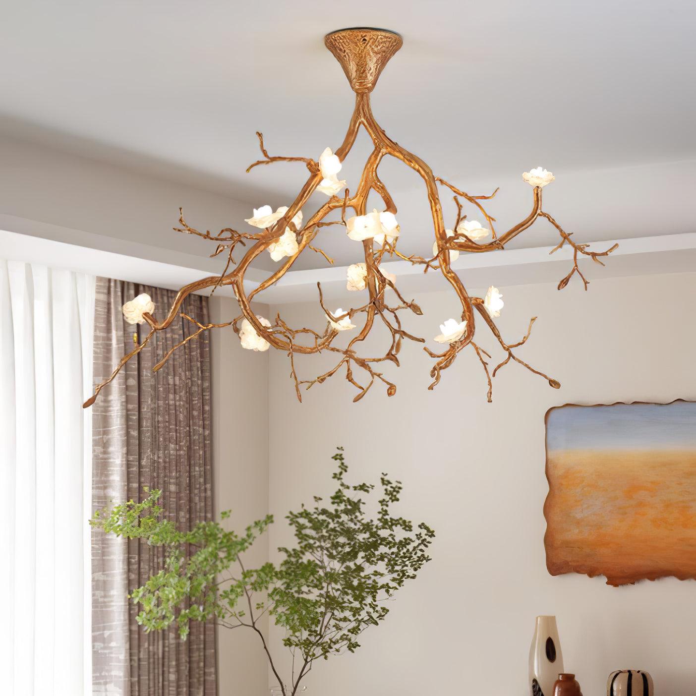 tree-branches-flower-ceiling-lamp-anzaz-Brass & Amber-2