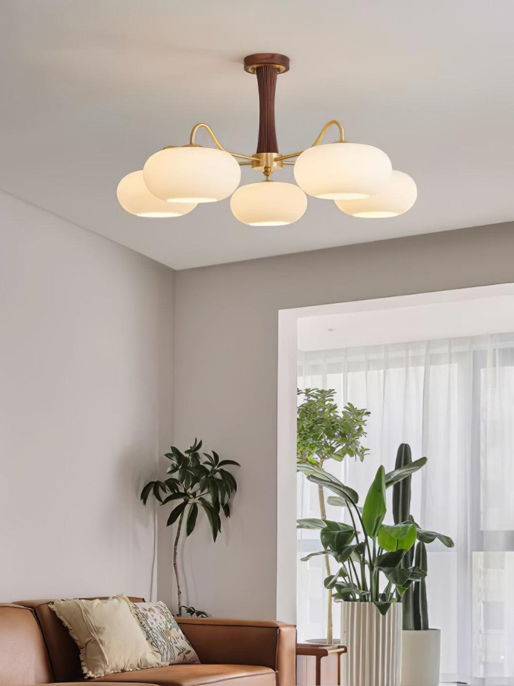 brass-wooden-persimmon-ceiling-lamp-anzaz-Brass & Wood color & White-6