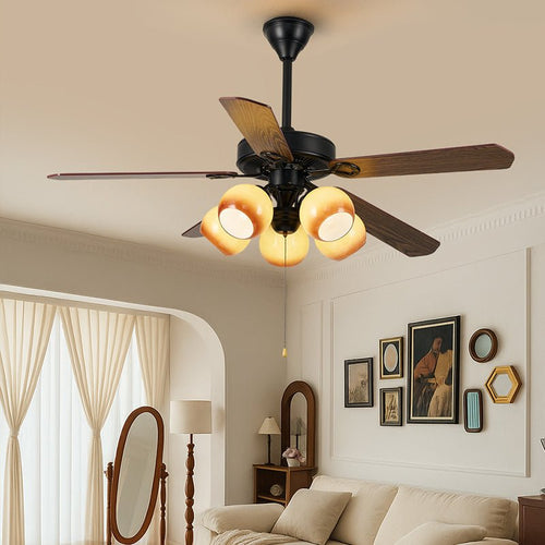 bravelle-vintage-ceiling-fan-light-anzaz-Walnut Color-2