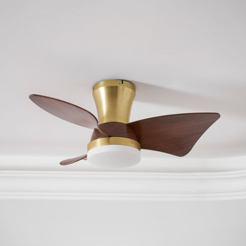 breeze-lux-ceiling-fan-light-anzaz-Nickel & Walnut Wood Grain-2