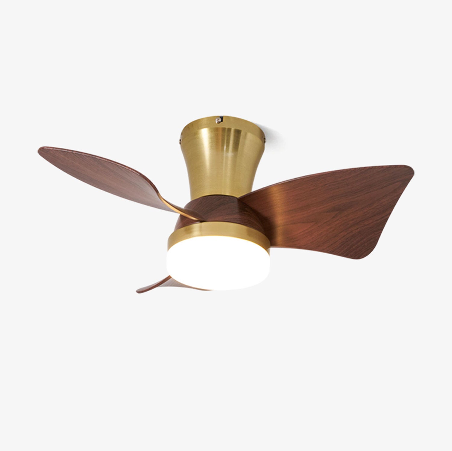 breeze-lux-ceiling-fan-light-anzaz-Gold & Walnut Wood Grain-1