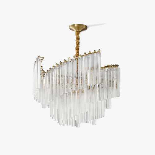 brinicle-chandelier-anzaz-Brass & Clear Crystal-1