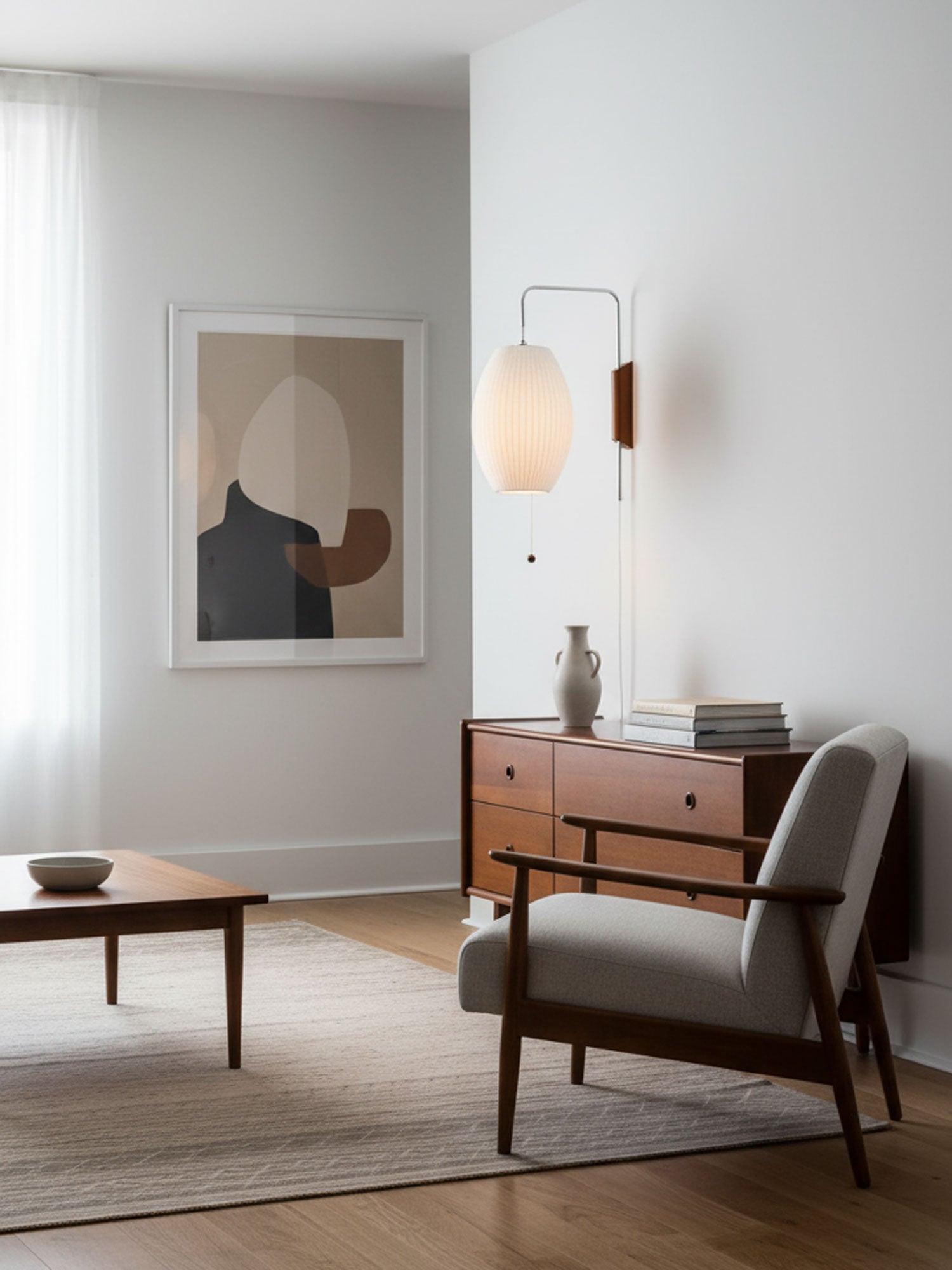 nelson-wall-sconce-anzaz-White & Walnut wood-10