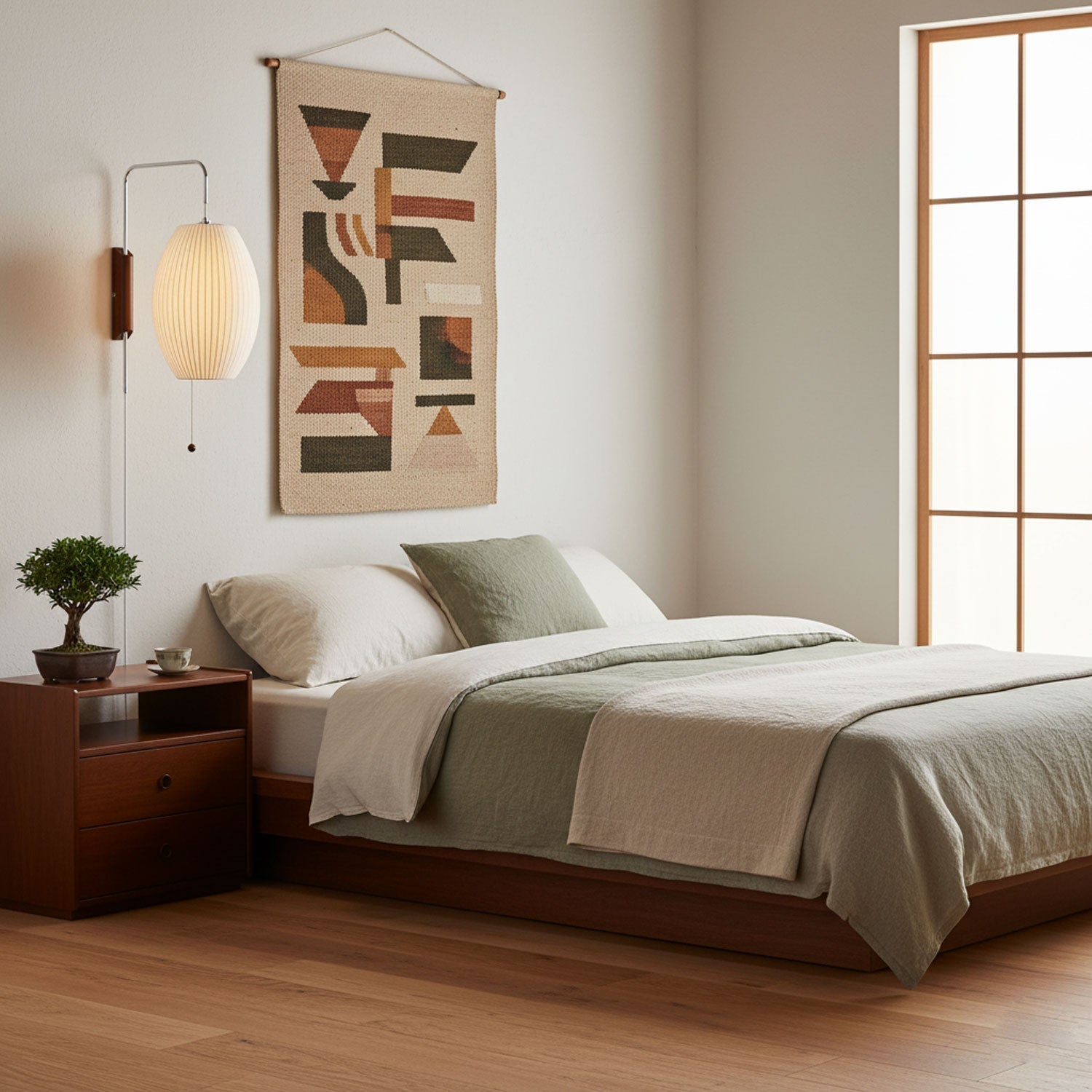nelson-wall-sconce-anzaz-White & Walnut wood-11