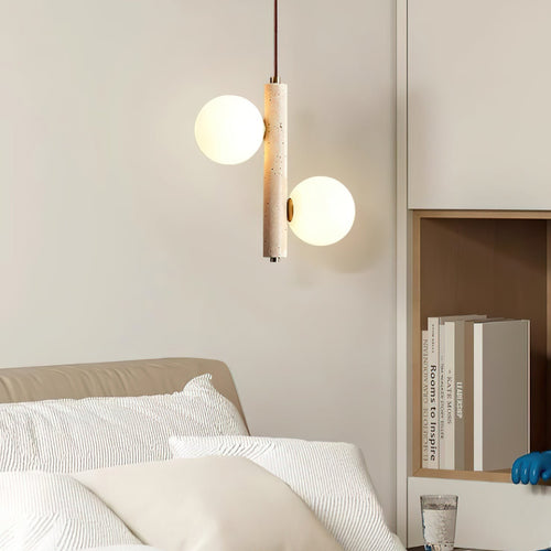 ball-spheres-pendant-lamp-anzaz-Yellow Travertine-2