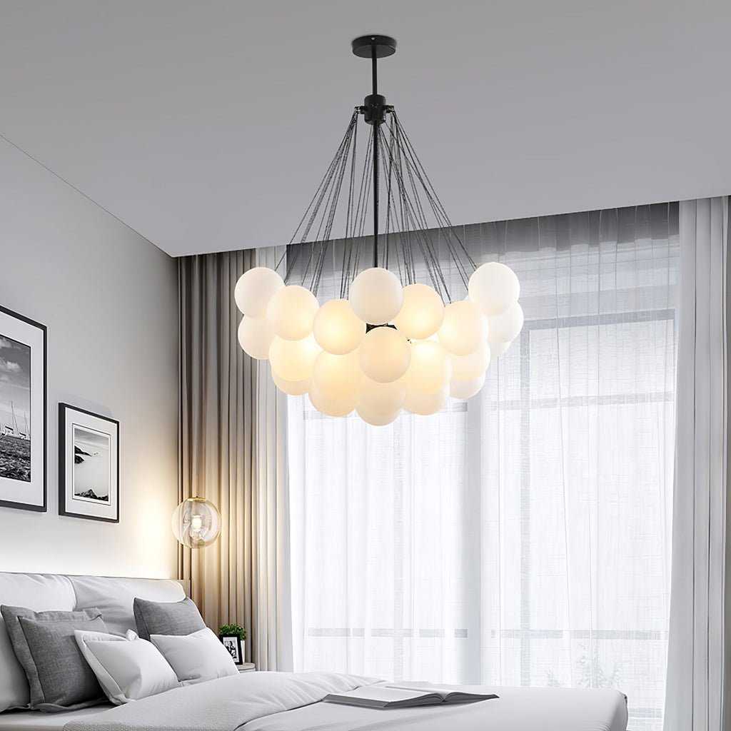 bubble-chandelier-anzaz-Gold & White-7