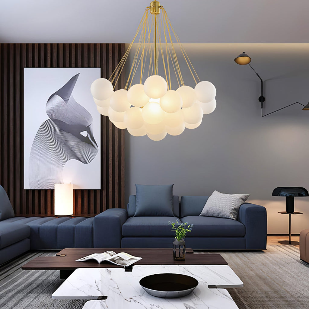 bubble-chandelier-anzaz-Gold & White-4