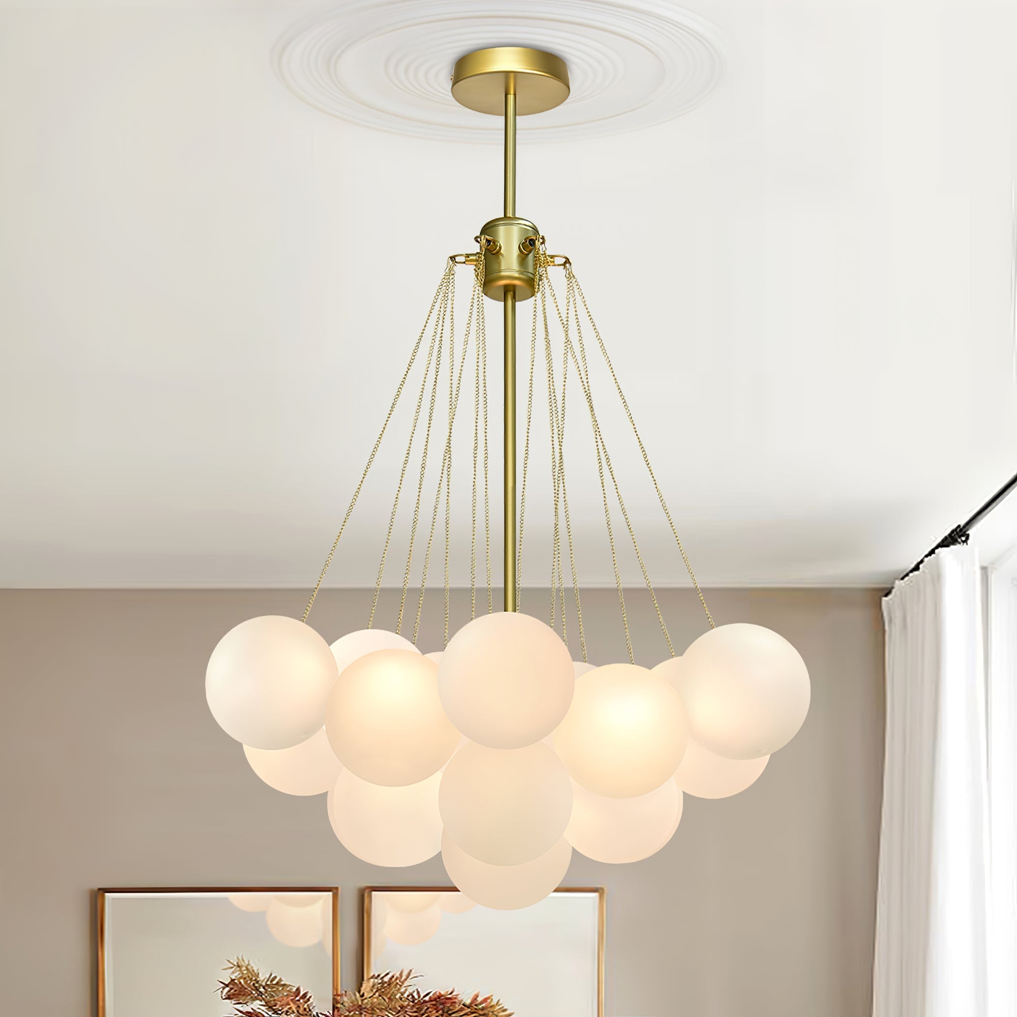 bubble-chandelier-anzaz-Chrome & White-9