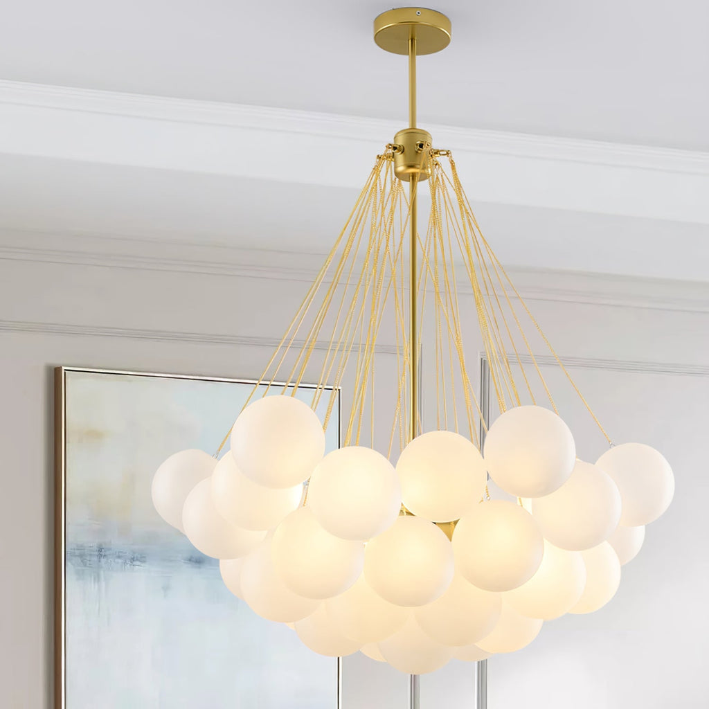 bubble-chandelier-anzaz-Chrome & White-3