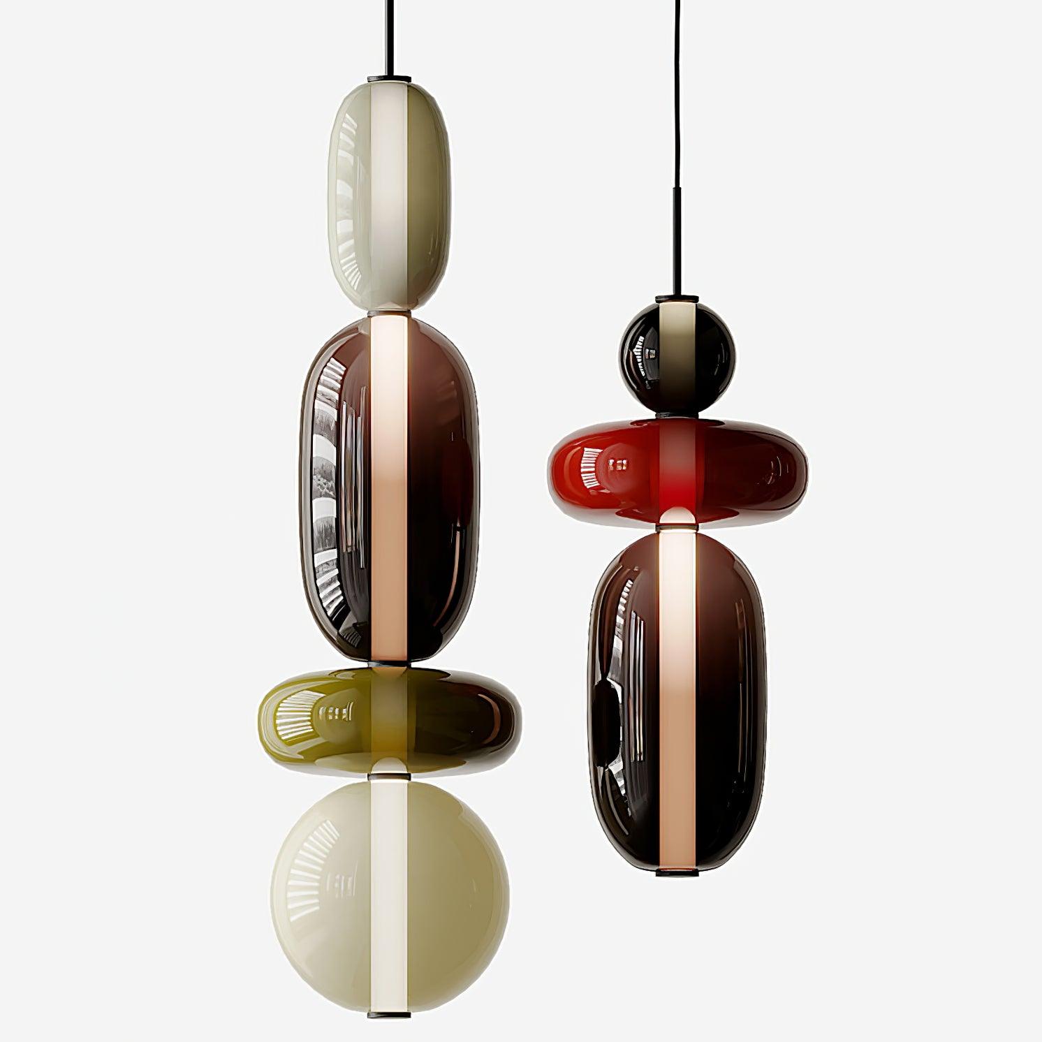 candied-glass-combo-pendant-light-anzaz-Warm Light-17