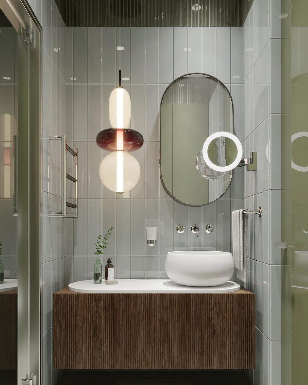 candied-glass-combo-pendant-light-anzaz-Triac Dimmable Warm Light-12