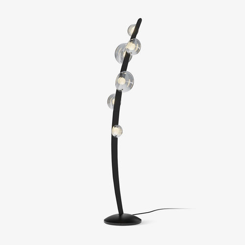 bubbles-glass-floor-lamp-anzaz-Black & Clear-1