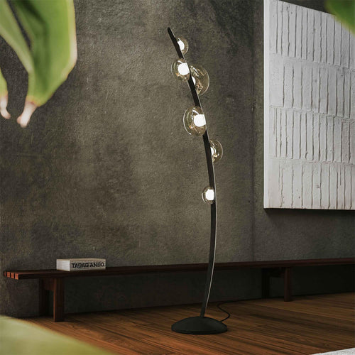 bubbles-glass-floor-lamp-anzaz-Black & Clear-2