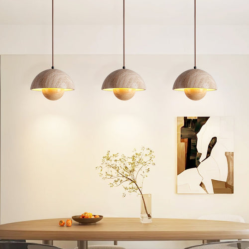 bud-travertine-pendant-lamp-anzaz-Wood color & Yellow Travertine-2