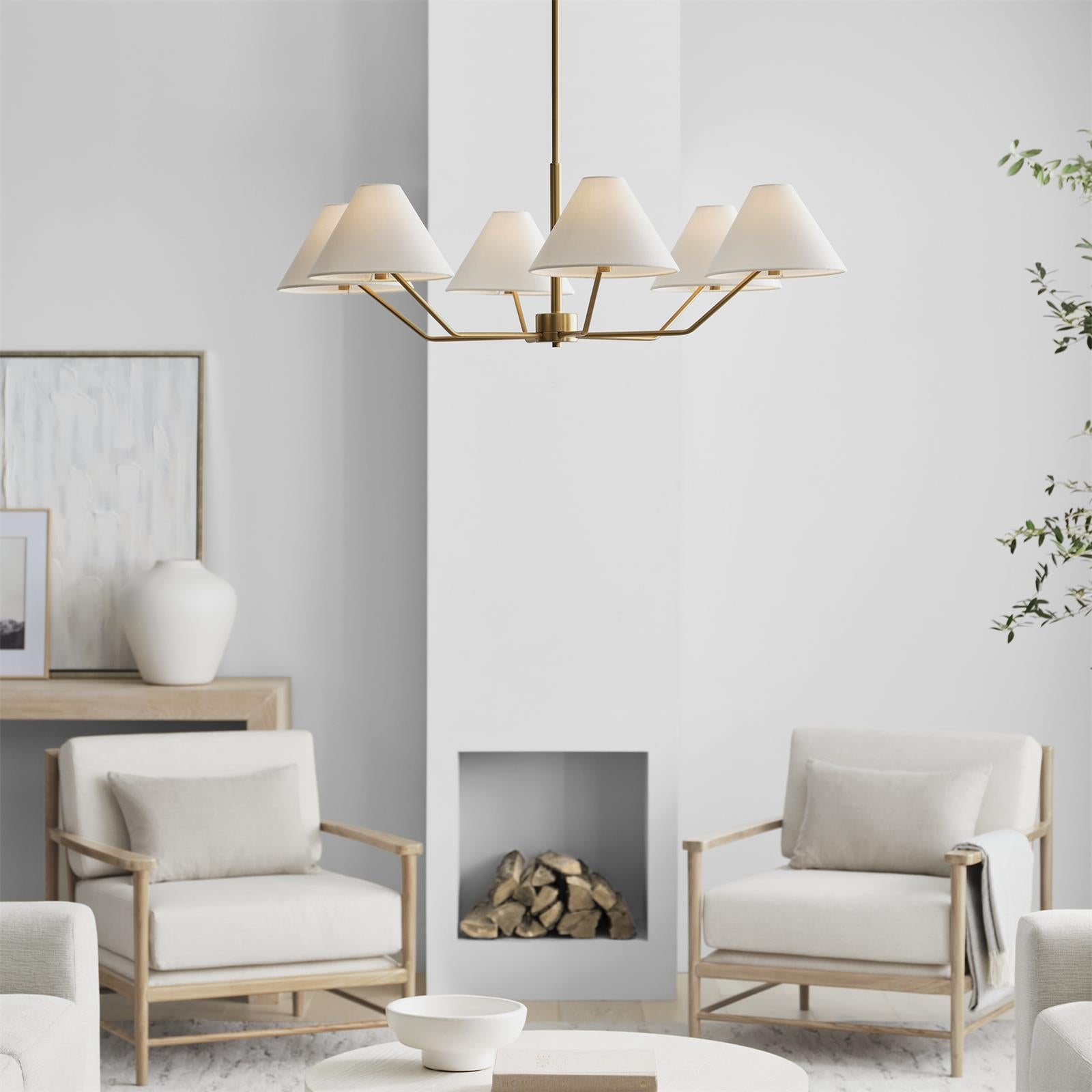 burke-chandelier-anzaz-Chrome & White-3