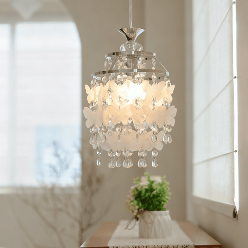 butterfly-crystal-pendant-light-anzaz-Nickel & White-2