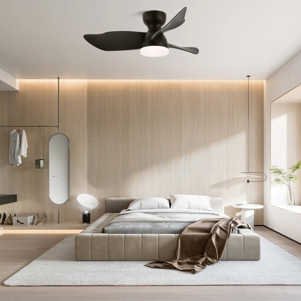 calix-28-ceiling-fan-light-anzaz-Model D Walnut Wood Grain & Black-5