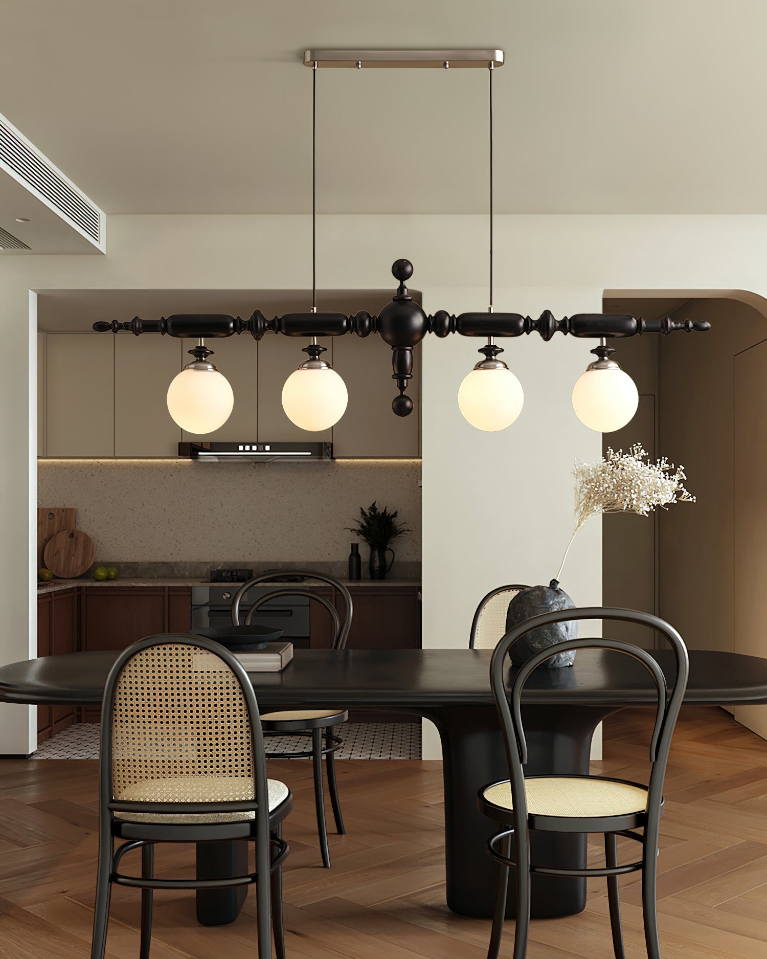 cambridge-wooden-chandelier-anzaz-Walnut Color & Gold-5