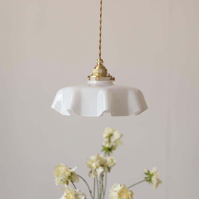 french-flower-pendant-swag-light-anzaz-Brass ＆ Blue-16