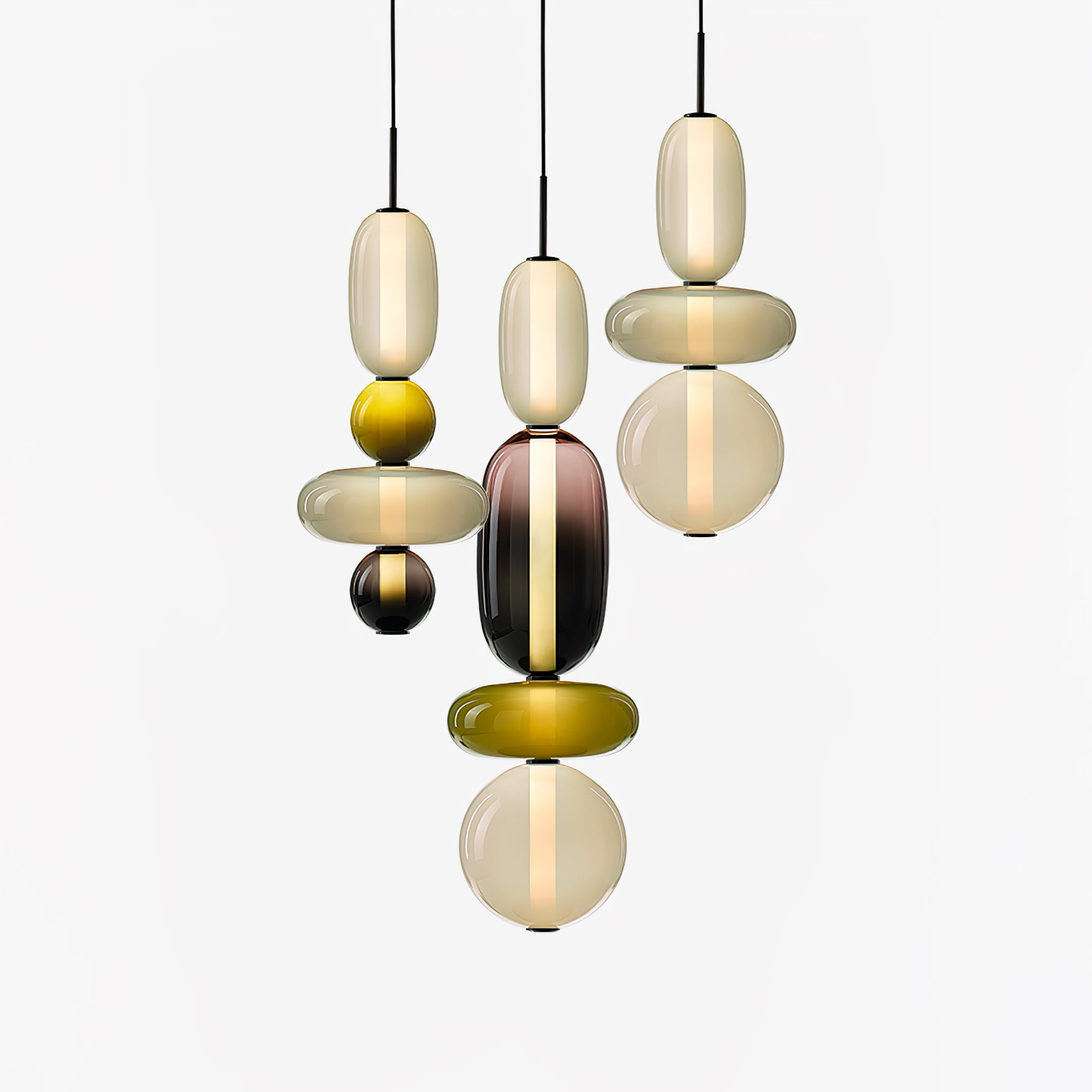 candied-glass-combo-pendant-light-anzaz-Warm Light-25