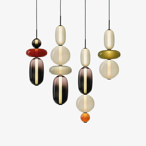 candied-glass-combo-pendant-light-anzaz-Warm Light-1