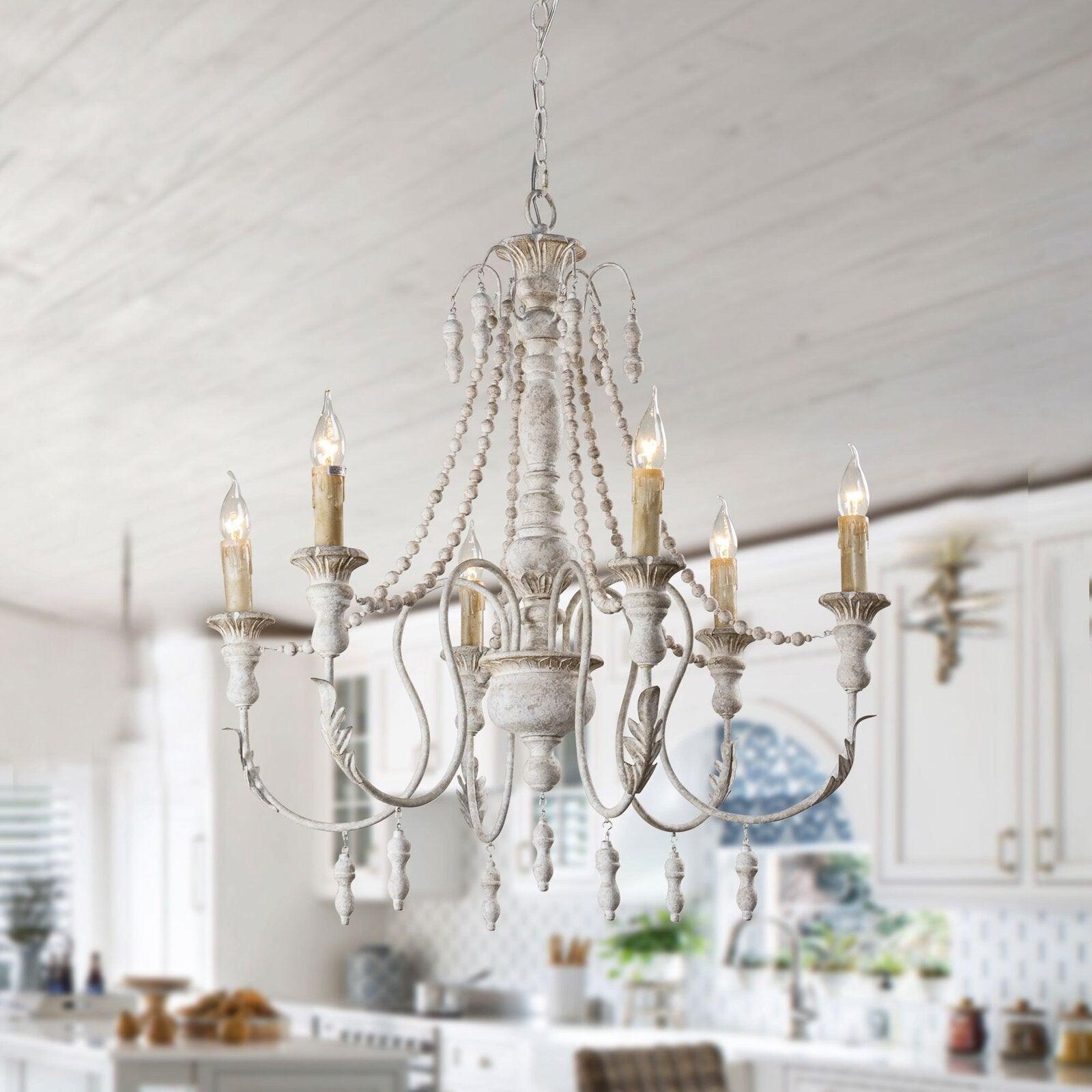 candle-style-beaded-chandelier-anzaz-Vintage color-2