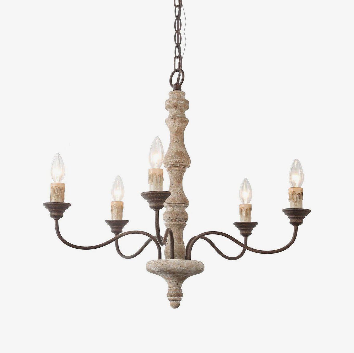 candlestick-farmhouse-chandelier-anzaz-Retro distressed white-1