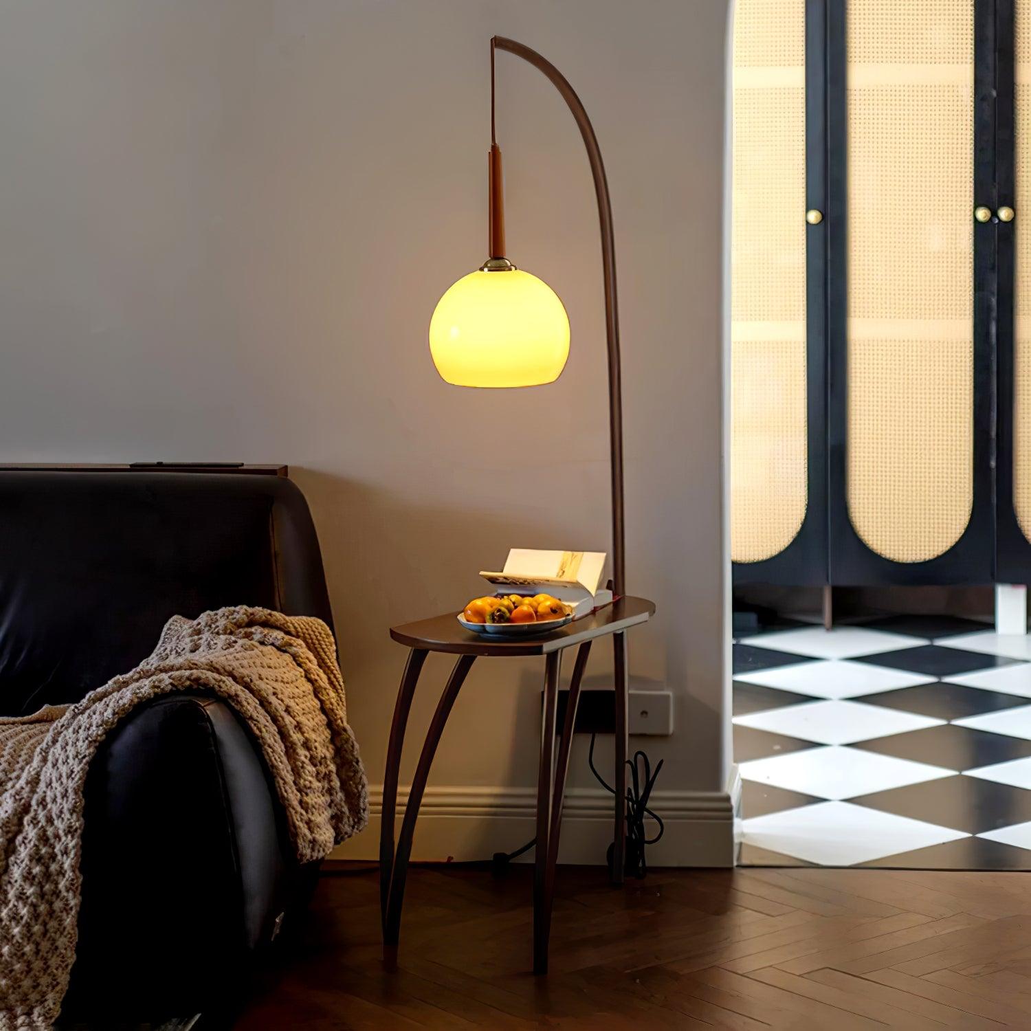cantilever-wood-accent-floor-lamp-anzaz-Walnut wood & Orange-yellow gradient color-2