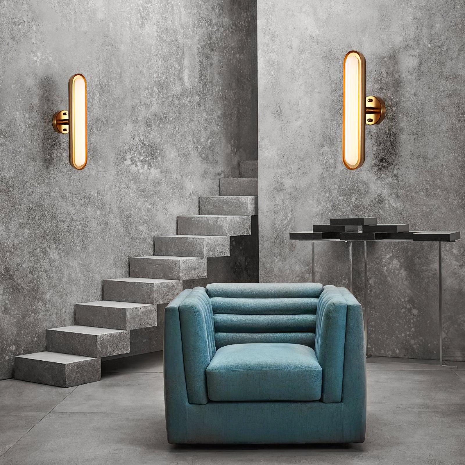 capsule-wall-lamp-anzaz-Black & Frosted white-3