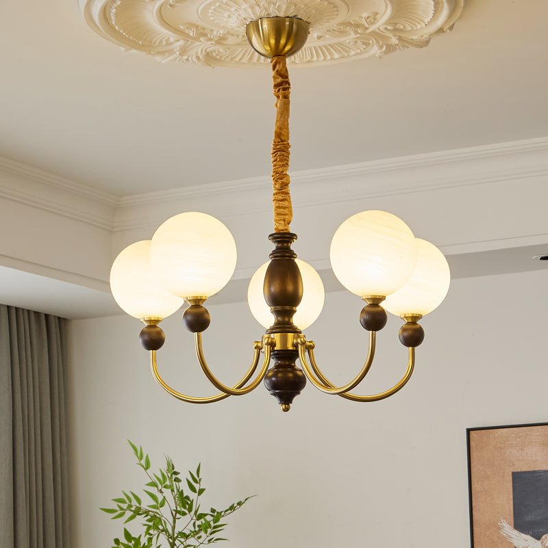 carmina-orbital-chandelier-anzaz-Walnut color & Gold & White-3