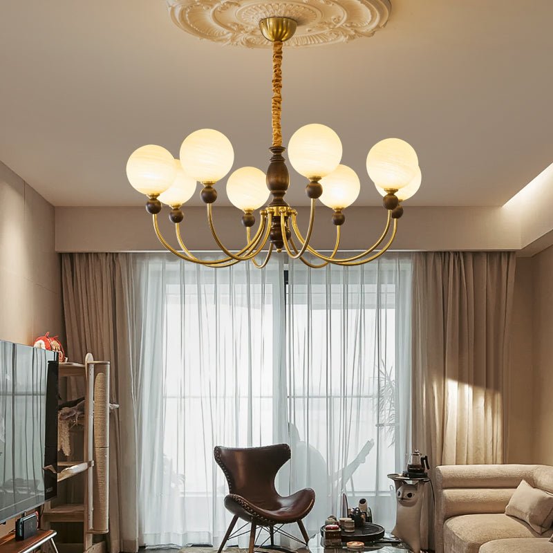 carmina-orbital-chandelier-anzaz-Walnut color & Gold & White-4