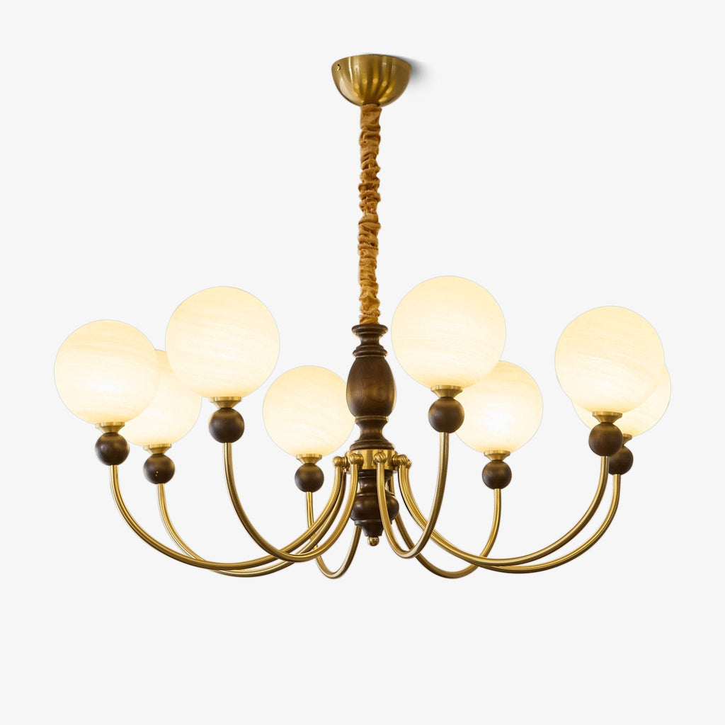 carmina-orbital-chandelier-anzaz-Walnut color & Gold & White-1