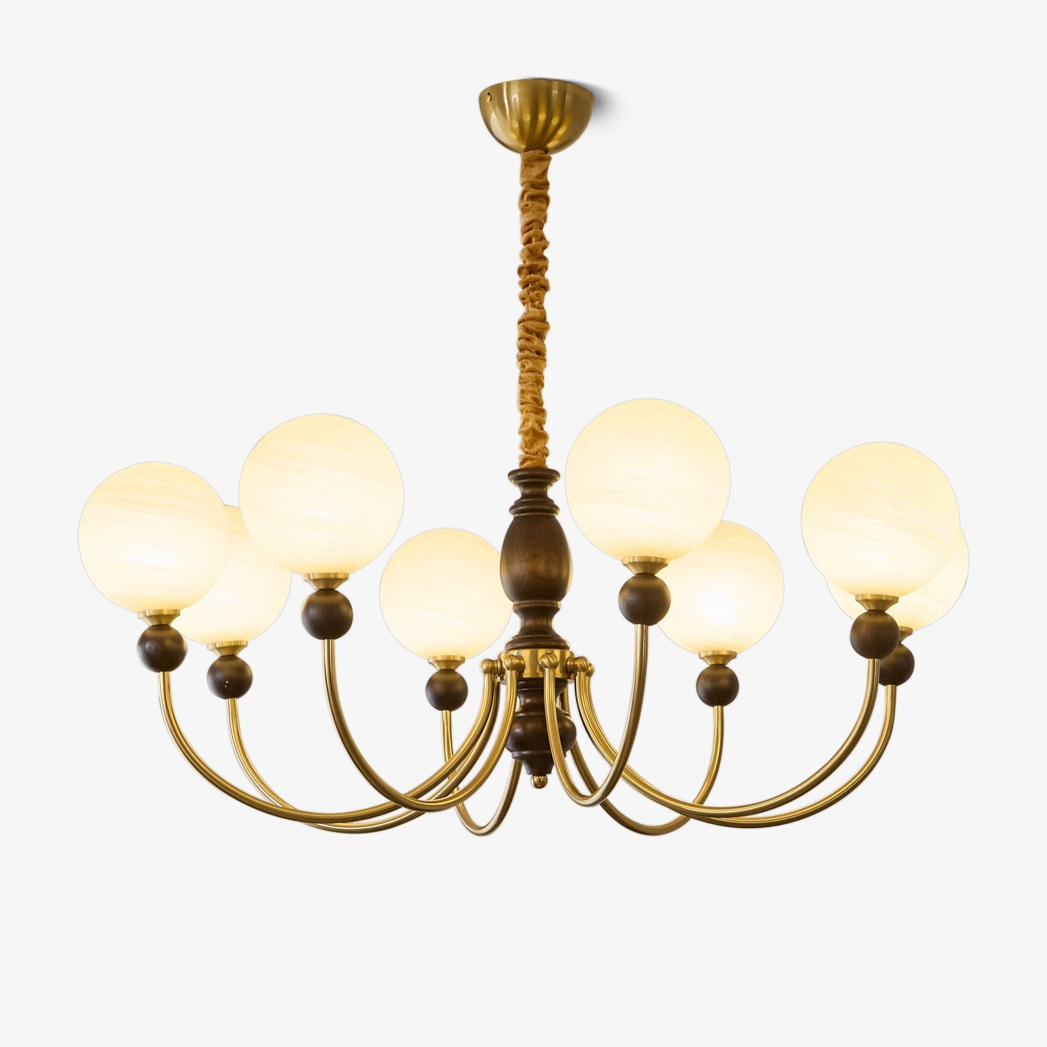 carmina-orbital-chandelier-anzaz-Walnut color & Gold & White-1