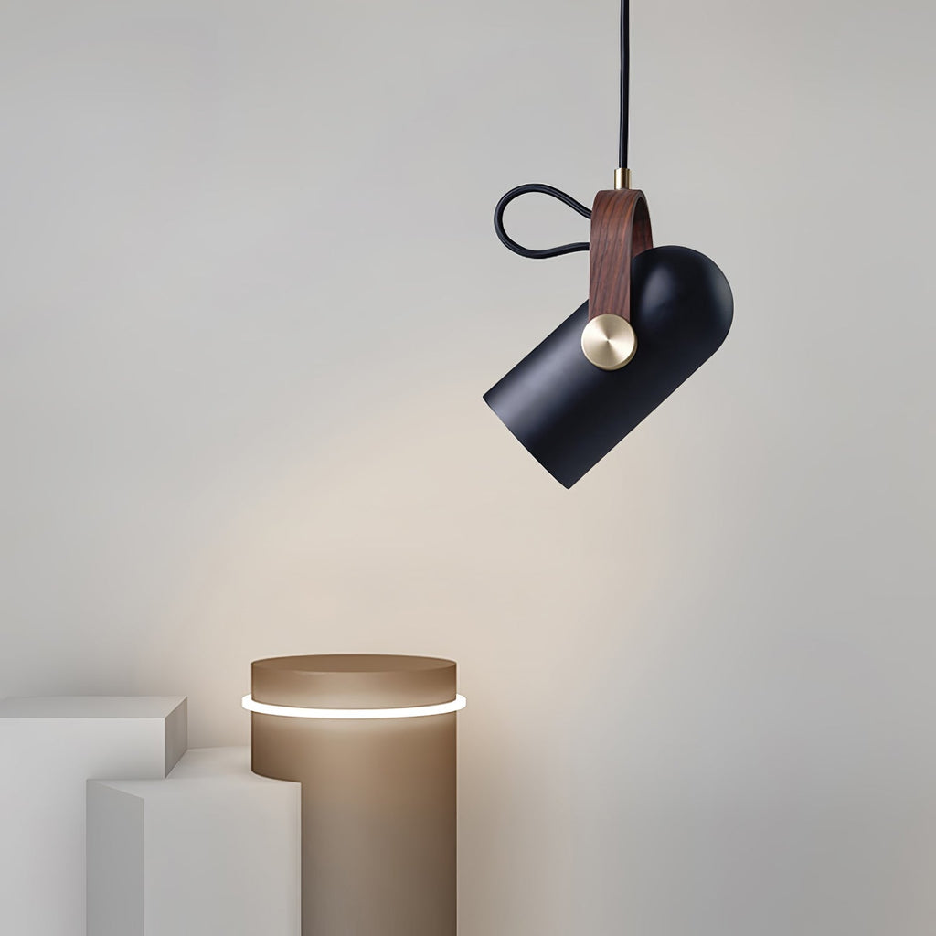 carronade-pendant-swag-light-anzaz-White & Chrome & Oak paint color-2