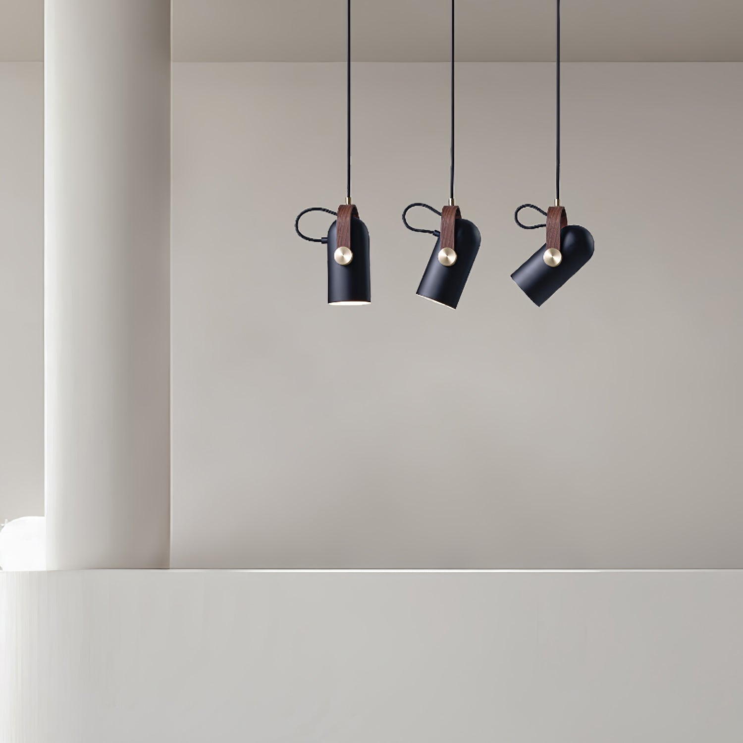 carronade-pendant-swag-light-anzaz-Black & Gold & Walnut paint color-6