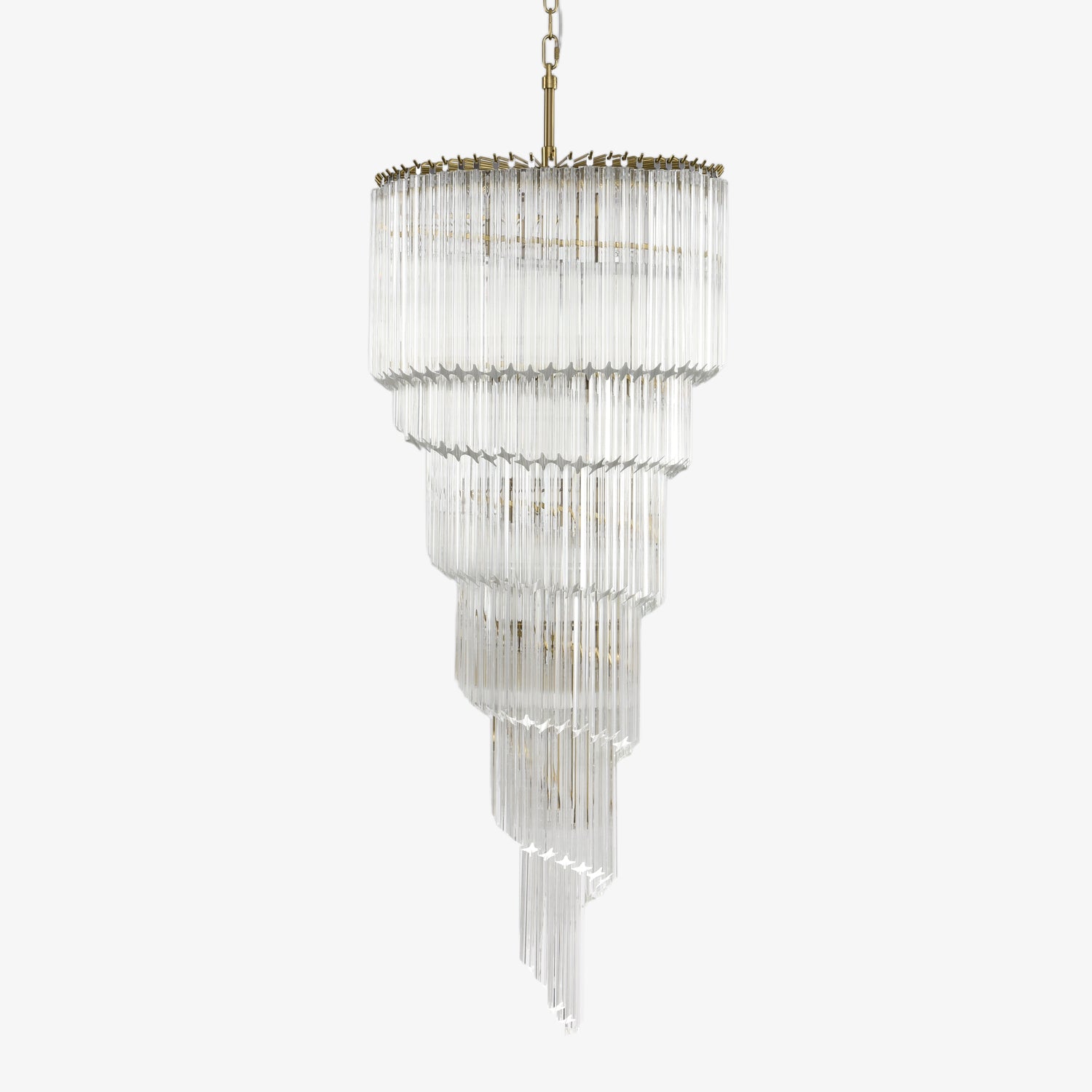 cascada-spiral-clear-chandelier-anzaz-Nickel & Clear-1