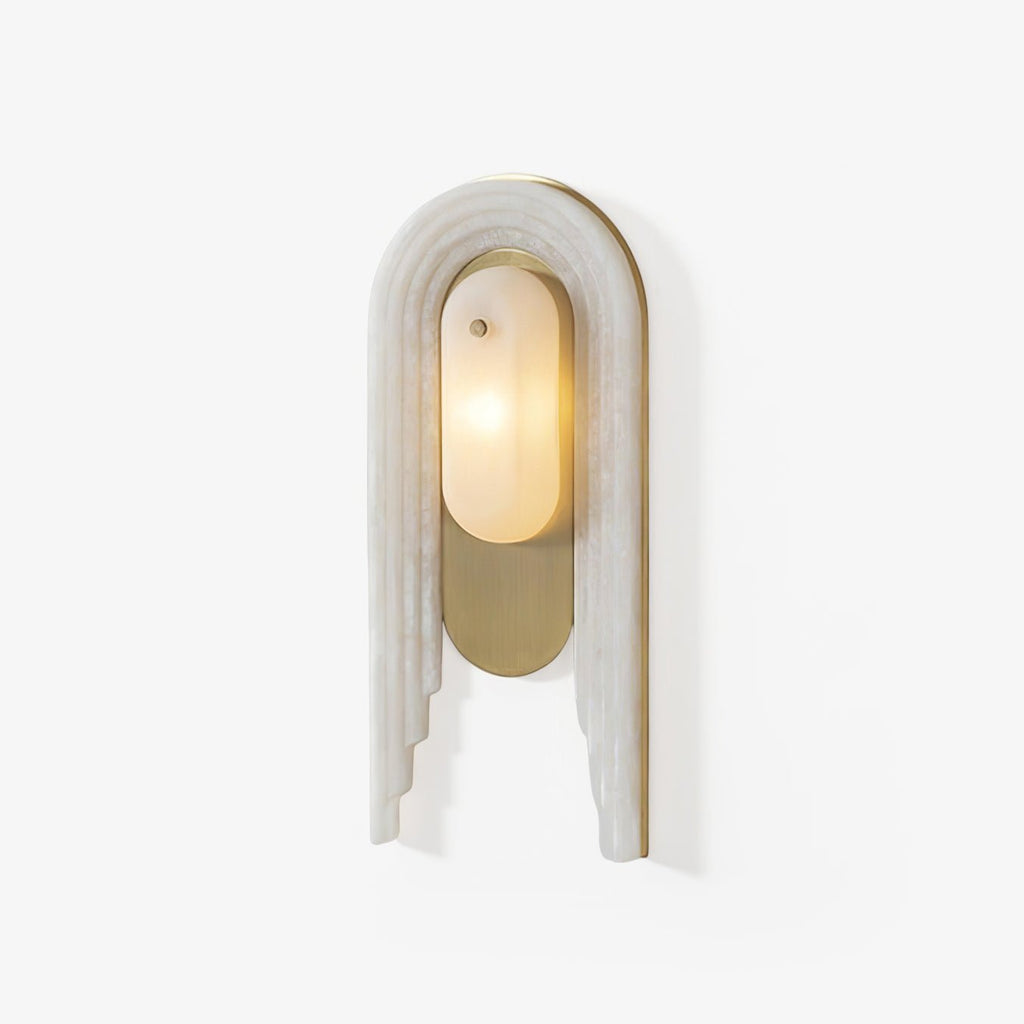 cascada-wall-sconce-anzaz-Gold & White-1