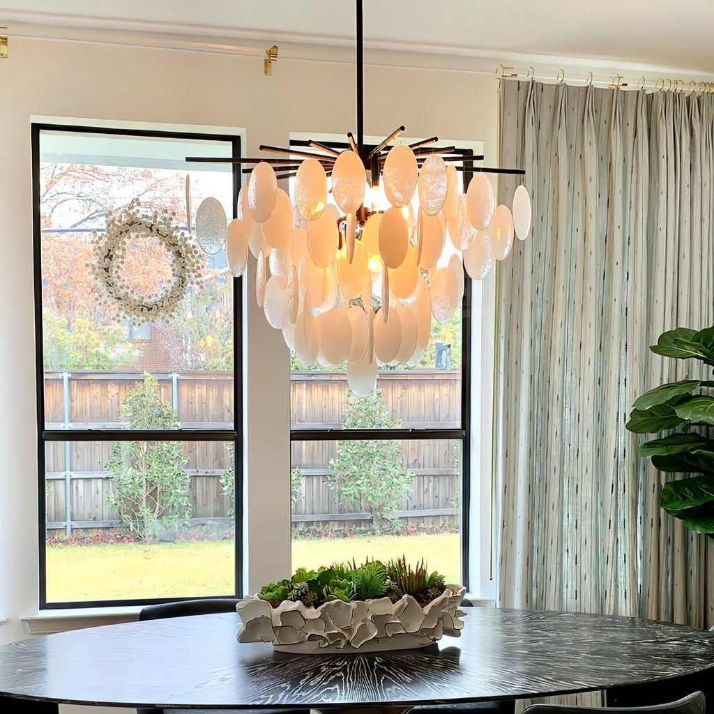 cascading-selenite-disc-chandelier-anzaz-Grey & Gold-2