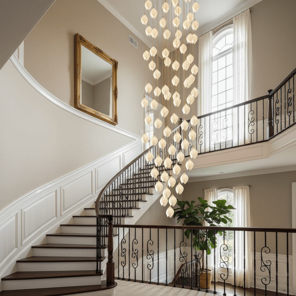 ceramic-flower-pendant-light-anzaz-Small ∅ 4.7″ x H 7.9″-6