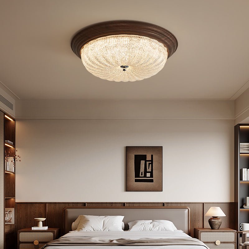 celestia-walnut-ceiling-light-anzaz-Walnut Wood Grain Hydroprinting-2