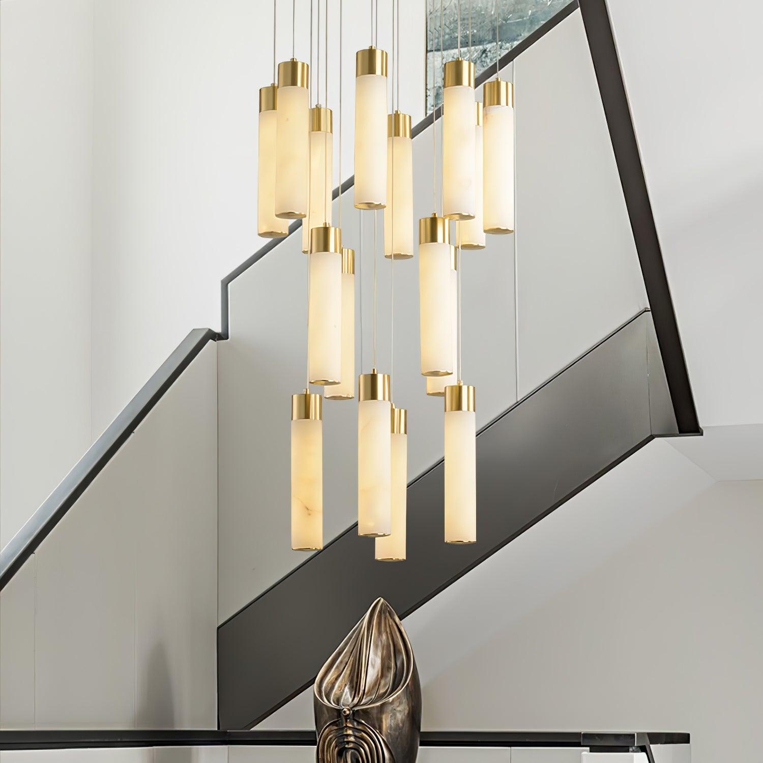 celestial-alabaster-cascade-chandelier-anzaz-Brass & White-2
