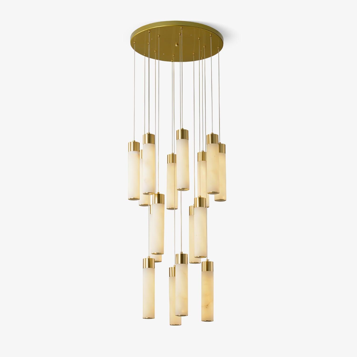 celestial-alabaster-cascade-chandelier-anzaz-Brass & White-1