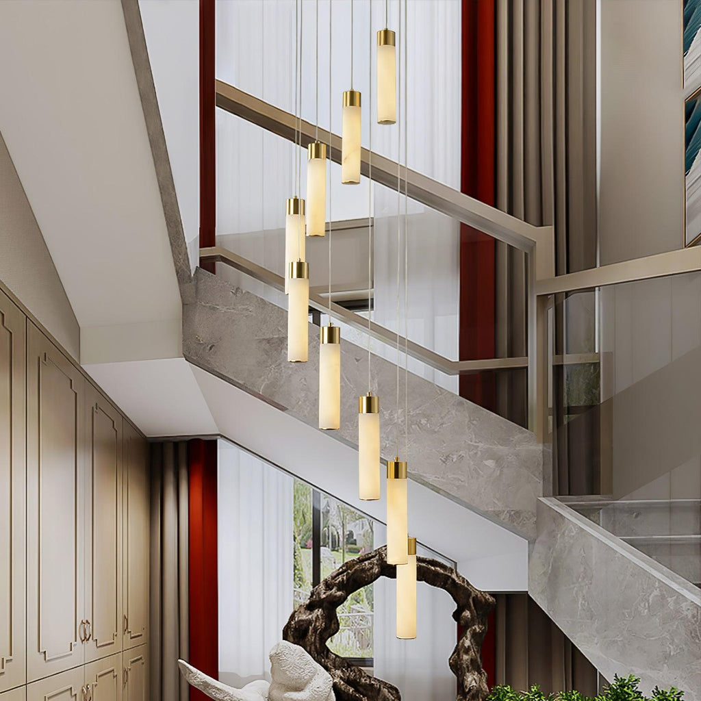 celestial-alabaster-cascade-chandelier-anzaz-Brass & White-4